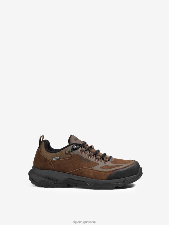 Aigle hombres zapatos T20BD268 marron oscuro el zapato para caminar ultraligero con membrana impermeable